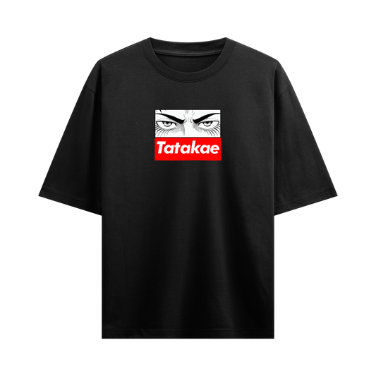 Myugen Attack On Titan Tatakae Rumbling Oversized T-Shirt Black