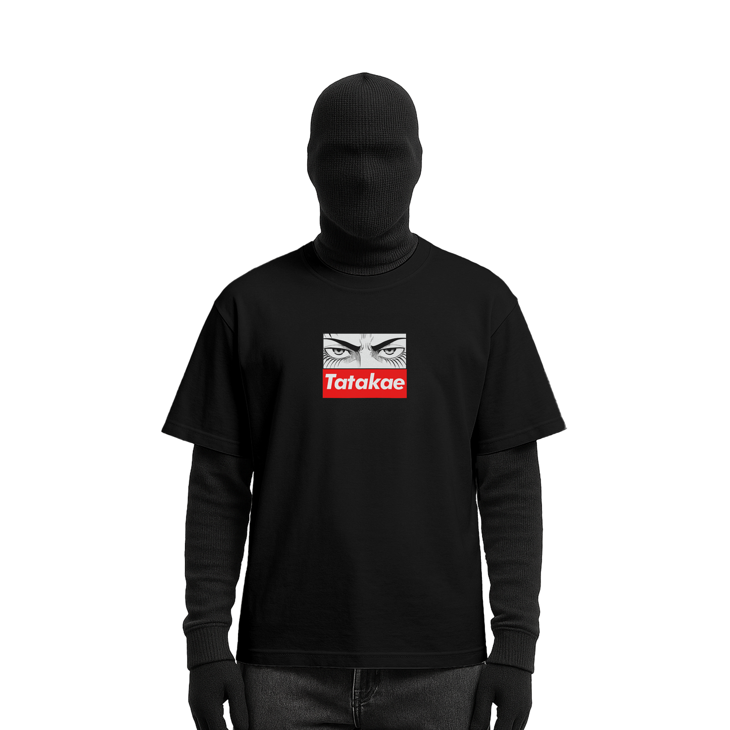 Myugen Attack On Titan Tatakae Rumbling Oversized T-Shirt Black