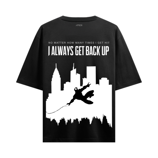 Myugen Get Back Up Oversized T-Shirt Black