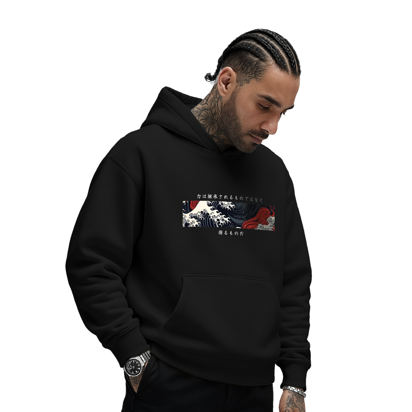 Myugen God Save The Shogun Oversized Hoodie Black