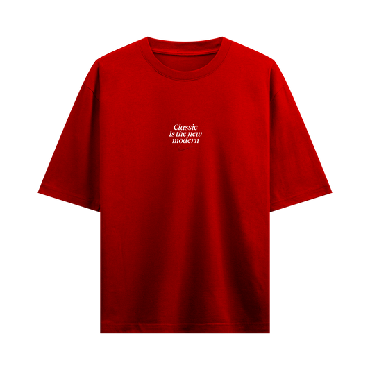 Myugen Nike Bitches Oversized T-Shirt Red