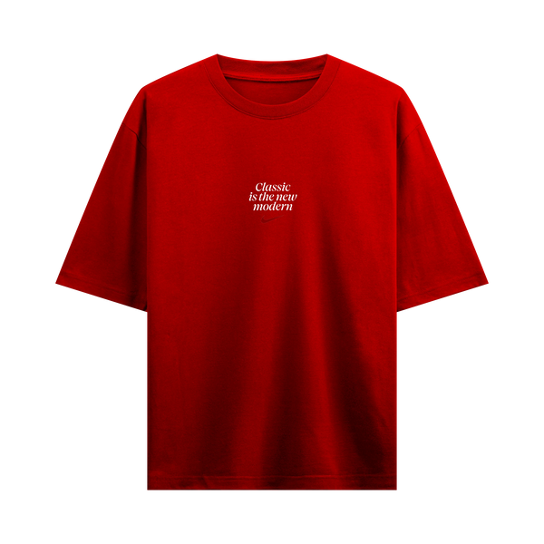 Myugen Nike Bitches Oversized T-Shirt Red