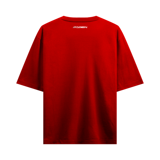 Myugen Caffeine Oversized T-Shirt Red