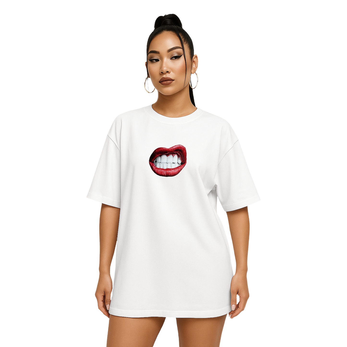 Myugen Bite Oversized T-Shirt White