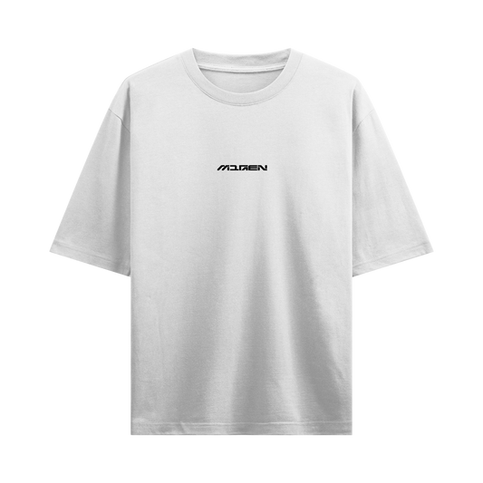 Myugen Nude Playlist Oversized T-Shirt White