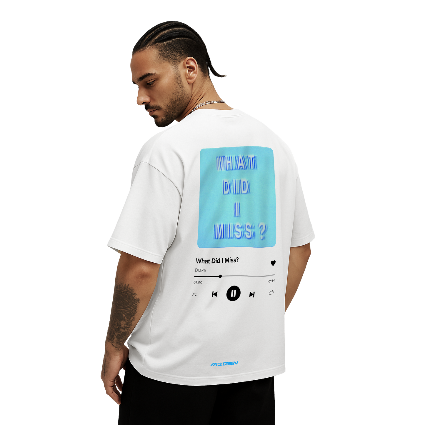 Myugen Iceman Oversized T-Shirt White