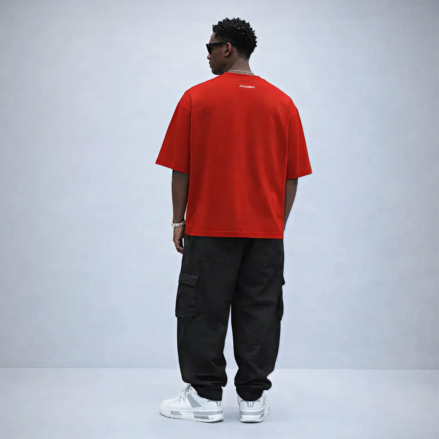 Myugen Infinite Rebirth Oversized T-Shirt Red