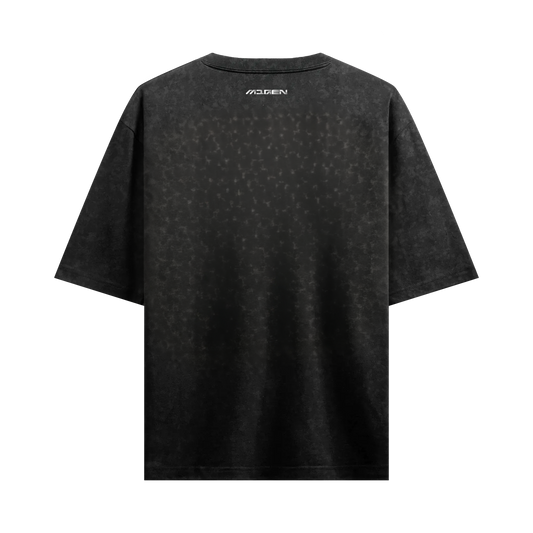 Myugen LA Cultured Club Acid Wash Oversized T-Shirt Black