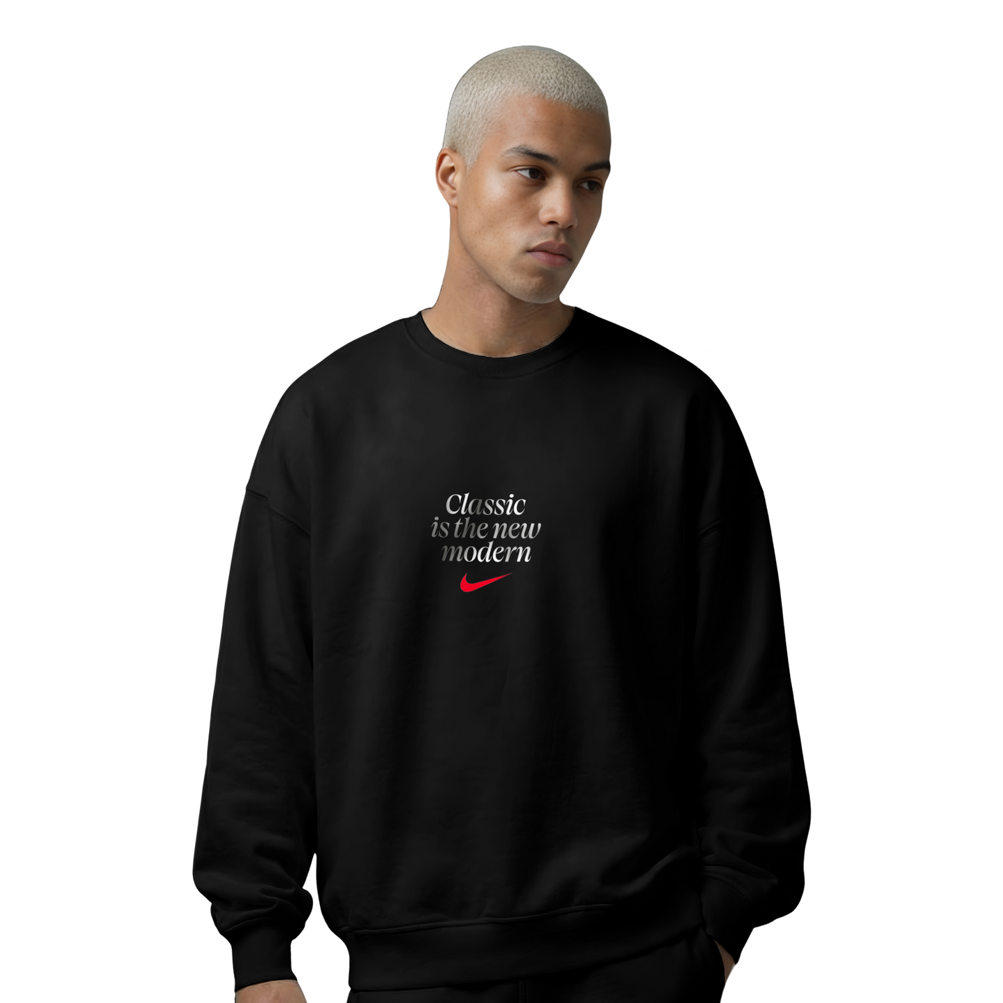 Myugen Nike Bitches Oversized Sweatshirt Black