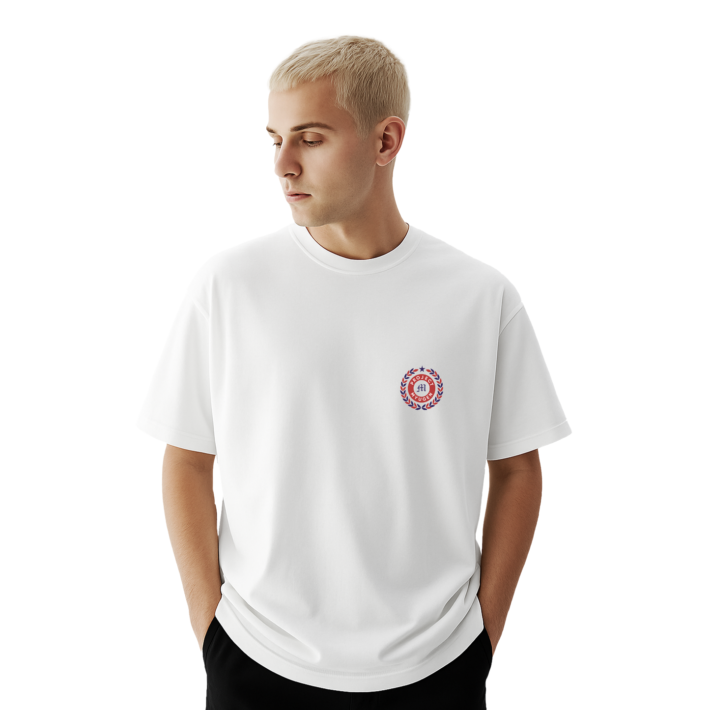 Myugen Texas Pride Oversized T-Shirt White