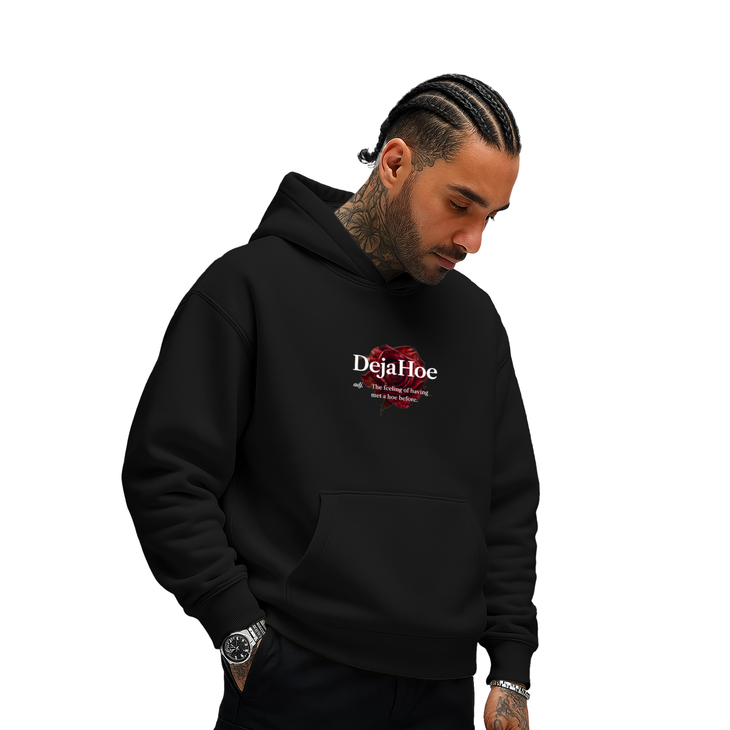 Myugen DejaHoe Oversized Hoodie Black