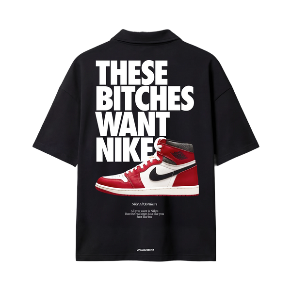 Myugen Nike Bitches Quarter Zip T-Shirt Black