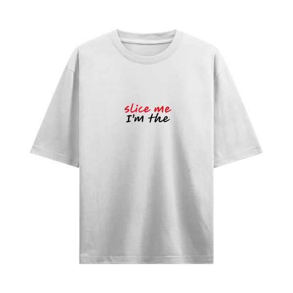 Myugen Pizza Slut Oversized T-Shirt White