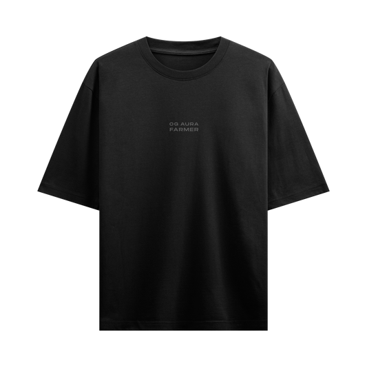 Myugen OG Aura Farmer Oversized T-Shirt Black