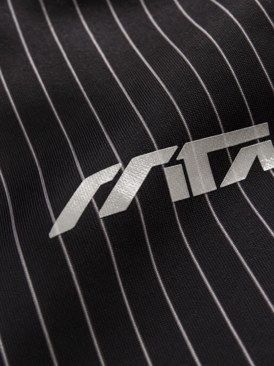 Myugen Cultured Club Striped Boxy Shirt Black