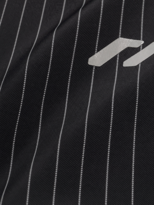 Myugen California Striped Boxy Shirt Black
