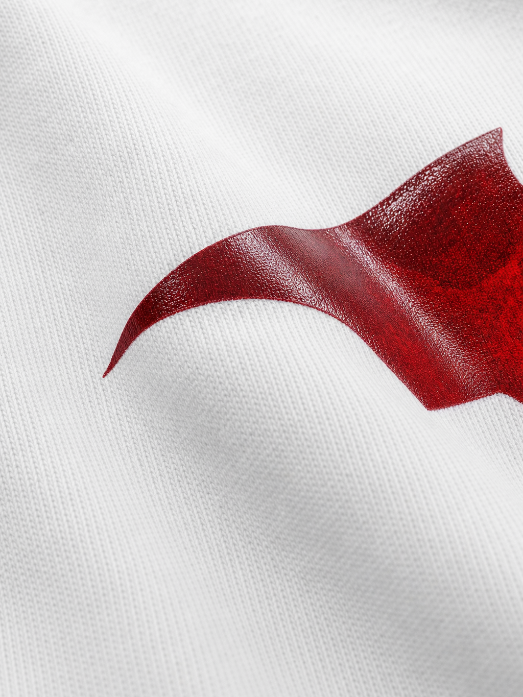 Myugen Vengeance Oversized T-Shirt White – close-up detail
