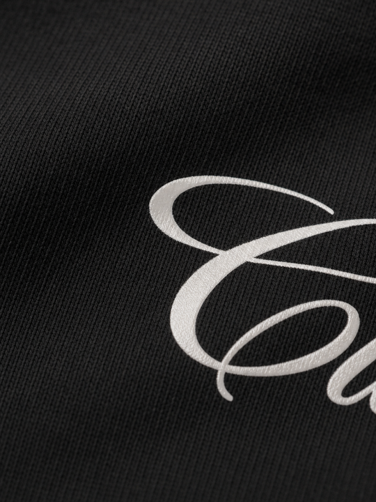 Myugen Cultured Club Black Quarter-Zip Tee Timeless Streetwear Exclusive