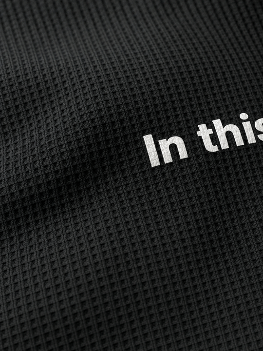 Myugen Orbit Waffle Long Sleeve Black