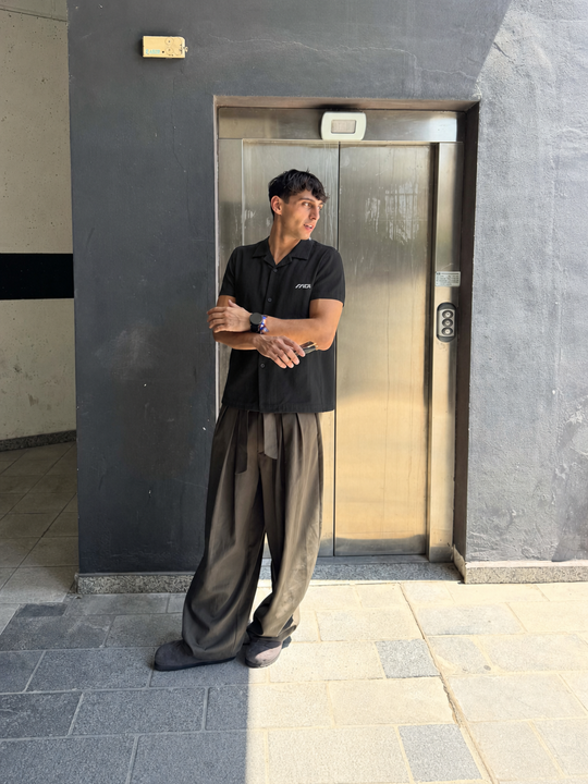 Myugen Heaven Made Bowling Shirt Black