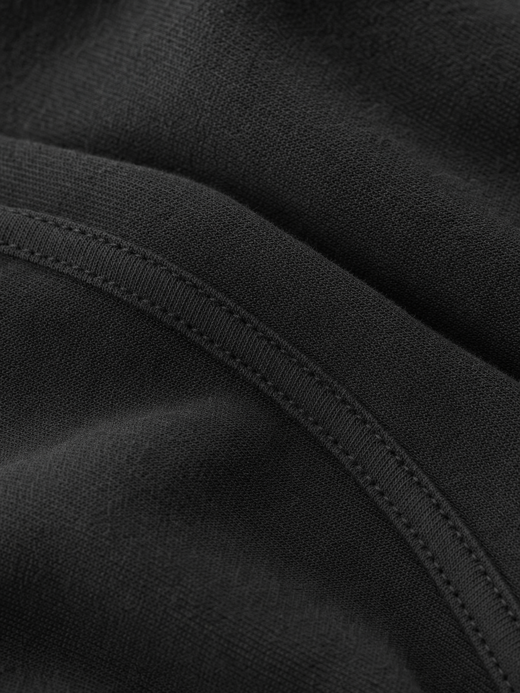 Myugen Classic Standard Issue Black T-Shirt – close-up detail