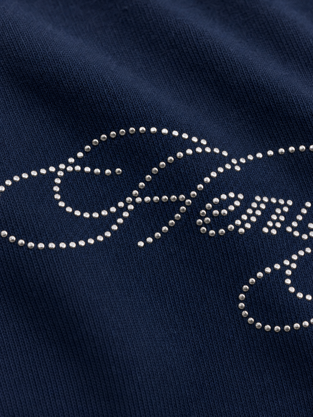Myugen Heaven Made Full Sleeve T-Shirt Navy – close-up detail