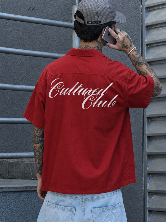 Myugen Cultured Club Boxy Shirt Red