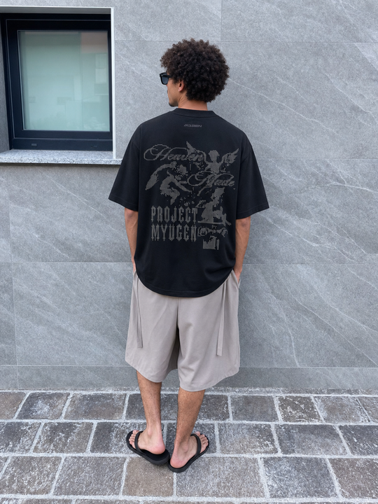 Myugen Heaven Made Oversized T-Shirt Black