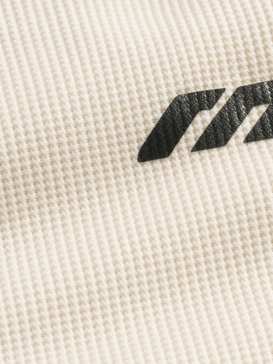Myugen Construct Waffle Long Sleeve Off White