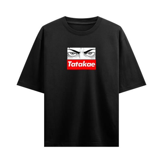 Myugen Attack On Titan Tatakae Rumbling Oversized T-Shirt Black