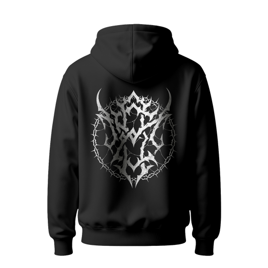 Myugen Bravished Satanic Oversized Hoodie Black