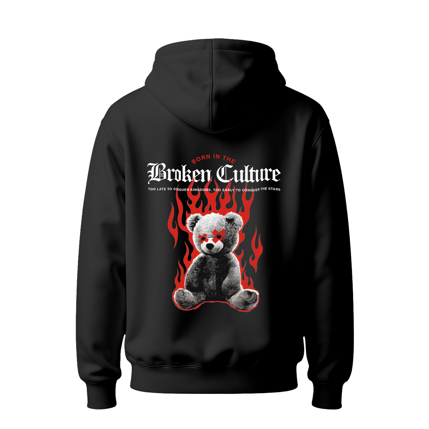Myugen Broken Culture Oversized Hoodie Black
