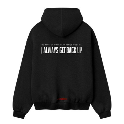 Myugen Get Back Up Oversized Hoodie Black