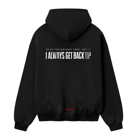 Myugen Get Back Up Oversized Hoodie Black