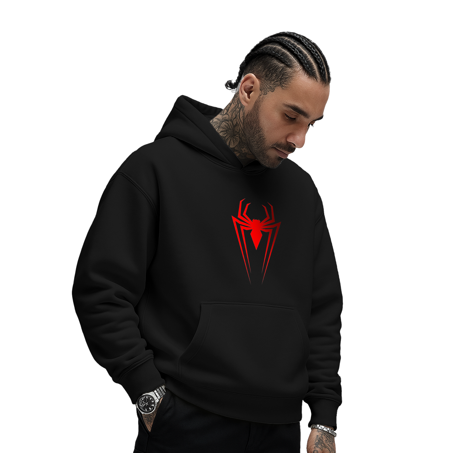 Myugen Get Back Up Oversized Hoodie Black