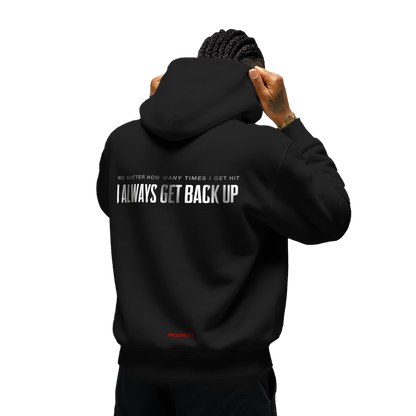 Myugen Get Back Up Oversized Hoodie Black