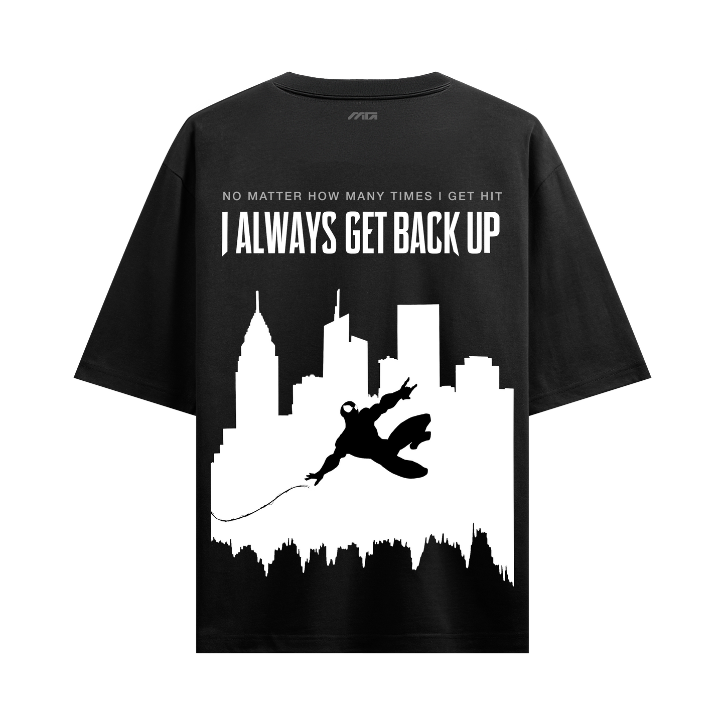 Myugen Get Back Up Oversized T-Shirt Black