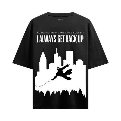 Myugen Get Back Up Oversized T-Shirt Black