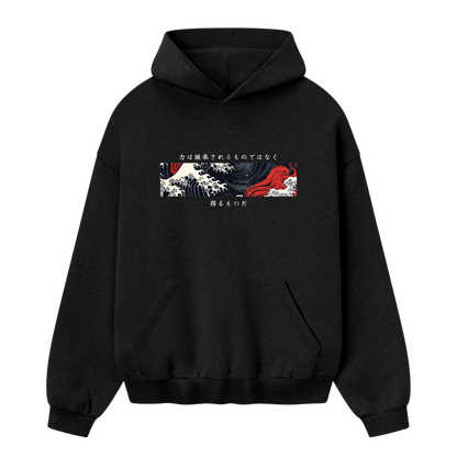 Myugen God Save The Shogun Oversized Hoodie Black