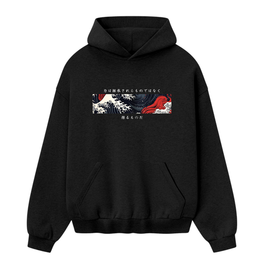 Myugen God Save The Shogun Oversized Hoodie Black