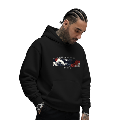 Myugen God Save The Shogun Oversized Hoodie Black