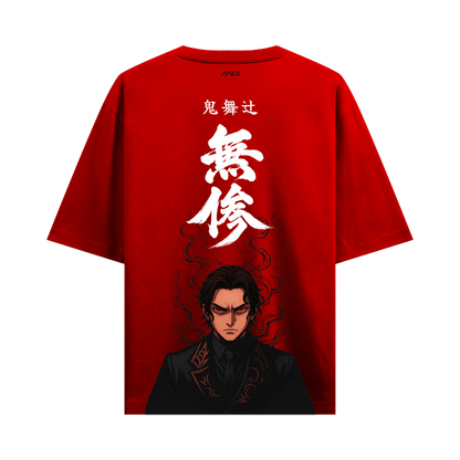 Myugen Kibutsuji Michael Oversized T-Shirt Red