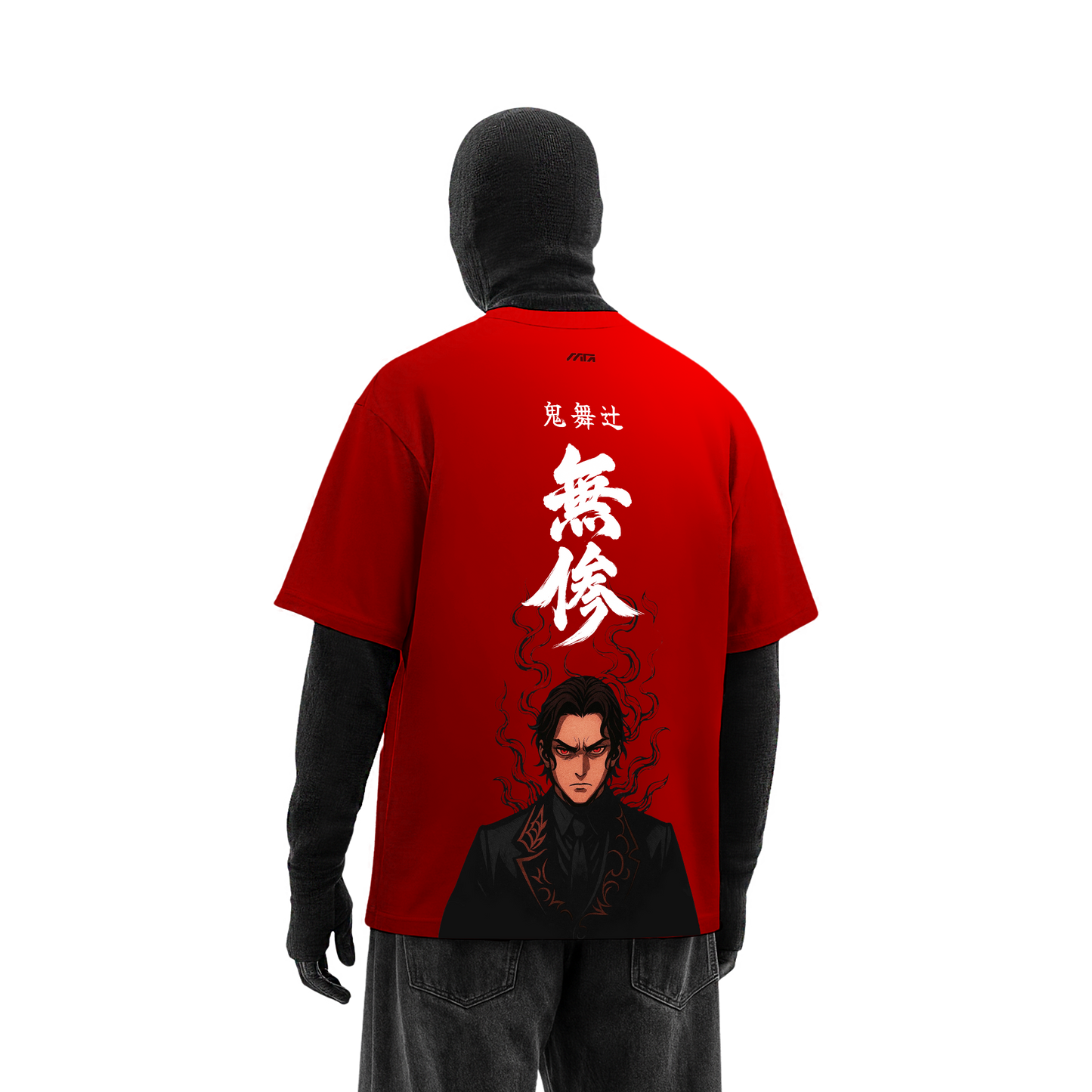Myugen Kibutsuji Michael Oversized T-Shirt Red