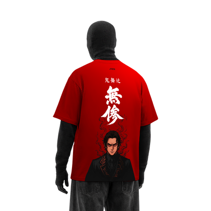 Myugen Kibutsuji Michael Oversized T-Shirt Red