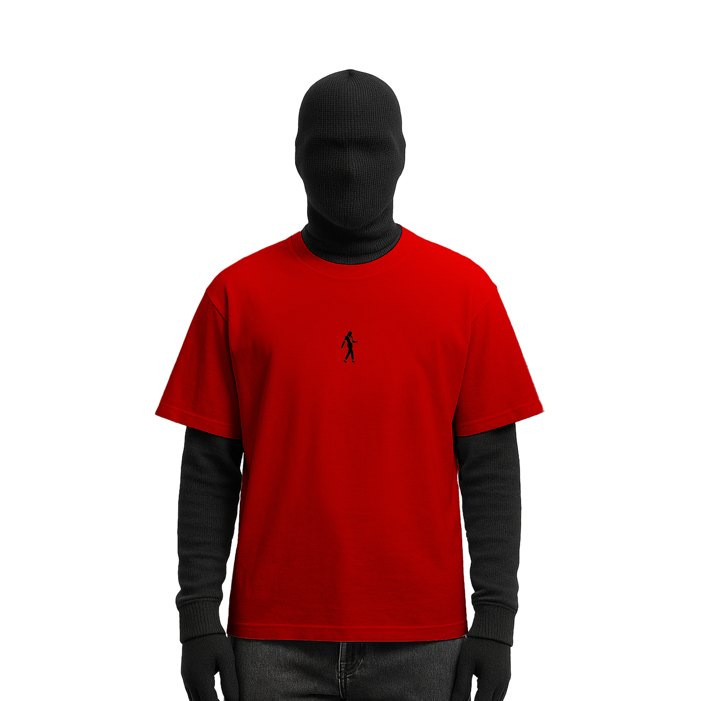 Myugen Kibutsuji Michael Oversized T-Shirt Red