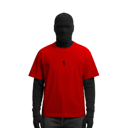 Myugen Kibutsuji Michael Oversized T-Shirt Red