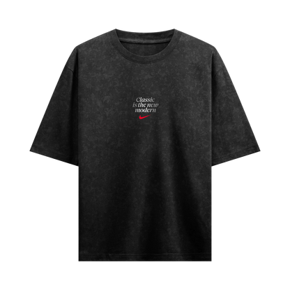 Myugen Nike Bitches Acid Wash Oversized T-Shirt Black