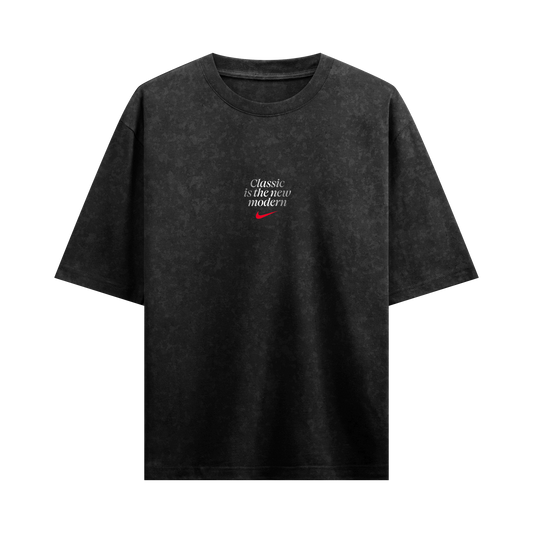 Myugen Nike Bitches Acid Wash Oversized T-Shirt Black