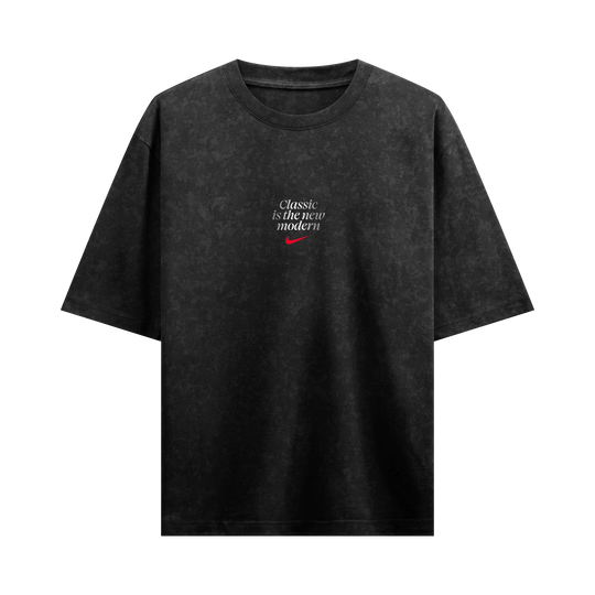Myugen Nike Bitches Acid Wash Oversized T-Shirt Black