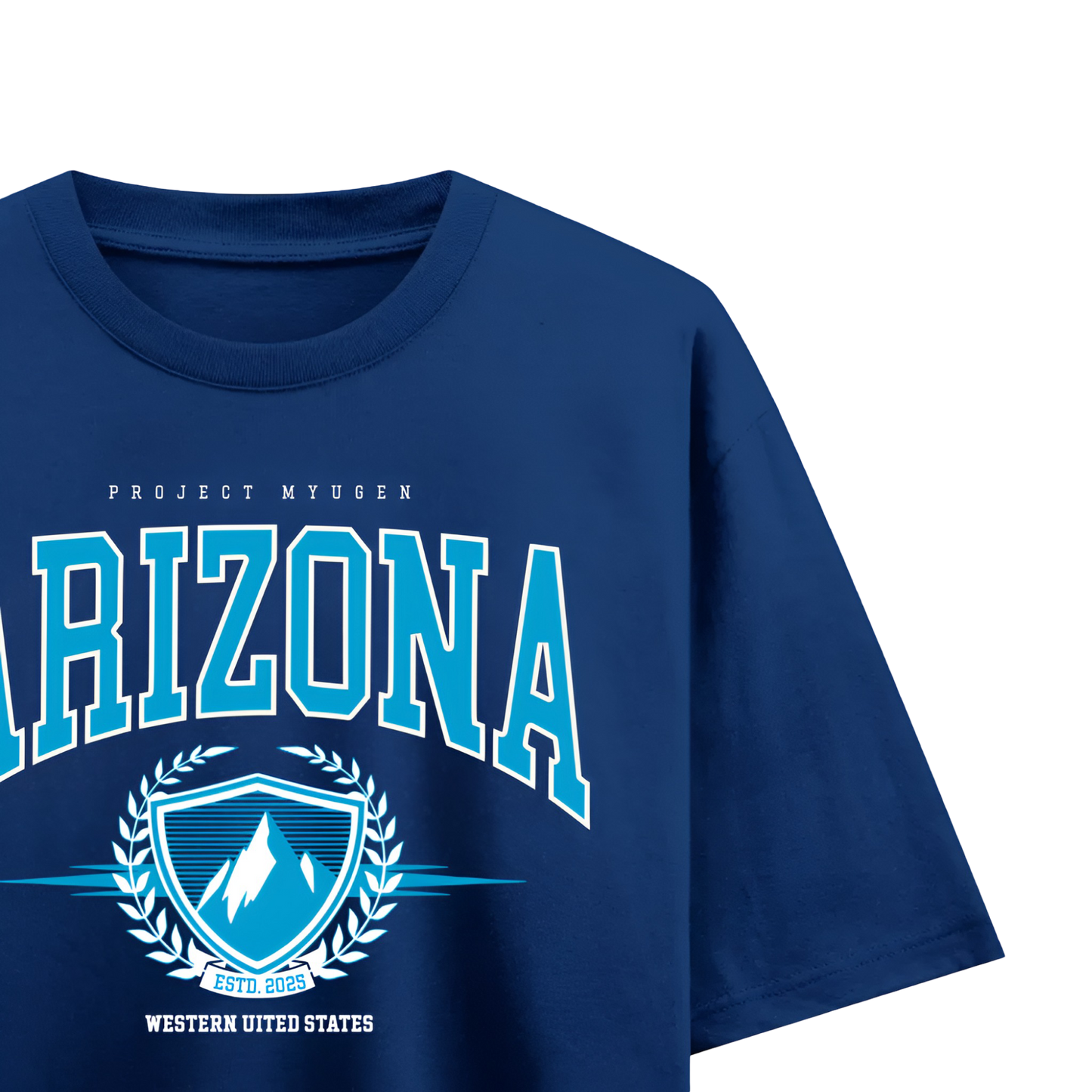 Myugen Arizona Heritage Oversized T-Shirt Blue